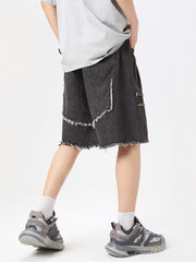 Summer Flex Stitch Denim Shorts for Men Cool Fit, Rugged Style