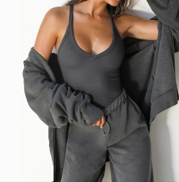 Dark Gray Women's Essential Basic Tank Top Soft, Comfortable & Versatile Wardrobe Staple for All Seasons