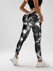 3-Pack Tie Dye Seamless Scrunch Butt Leggings for Women High Waisted Workout, Yoga, and Gym Pants