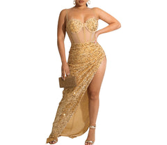 Sparkle Breeze Sequin Chic Sling Dress