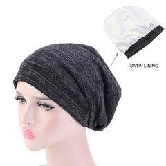 Two-Tone Satin Lined Surgical Cap  Comfort & Style for Healthcare Heroes