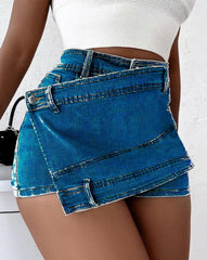 Denim Skirt/Short