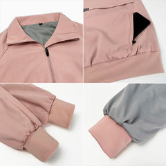 Women's Long Sleeve Medical Uniform Jacket Professional Dentist Scrub Coat