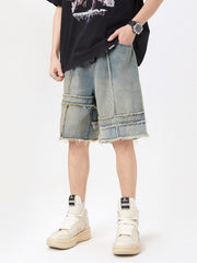 Summer Flex Stitch Denim Shorts for Men Cool Fit, Rugged Style