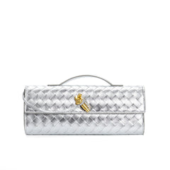 Woven Shoulder Bag Fashion Clutch & Crossbody Bag for Women