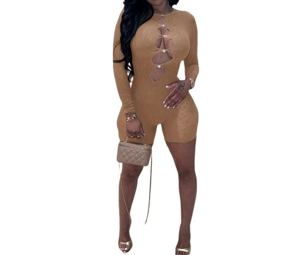 Curve Embrace Sexy High Waist Romper