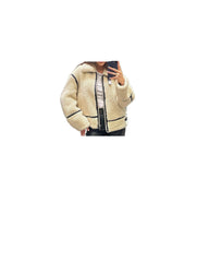 Women's Extreme Pile Fleece Adventure Jacket Faux Shearling Hoodie for Cold Weather Comfort