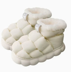 Soft Plush Women's Thick Soled Slippers  Ultimate Cotton Comfort