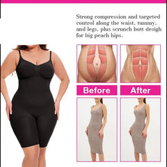 Women's Seamless Shapewear Bodysuit – Tummy Control & Snatched Waist Body Shaper